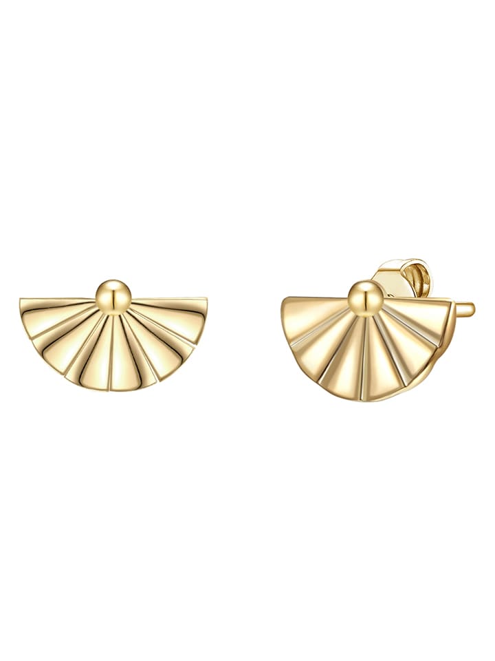 Lulu & Jane Pozłacane kolczyki-wkrętki rozmiar: onesize