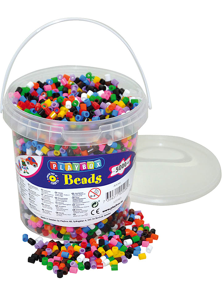 Playbox 5000-częściowy zestaw koralików do prasowanek - 5+ rozmiar: onesize