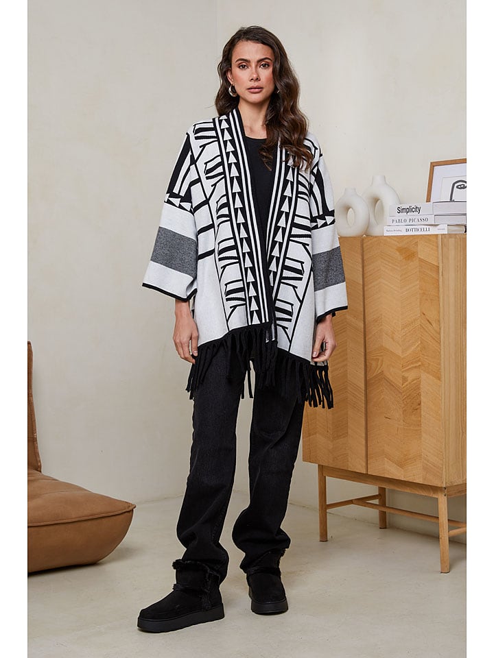 Soft Cashmere Kardigan w kolorze białym rozmiar: 38/40