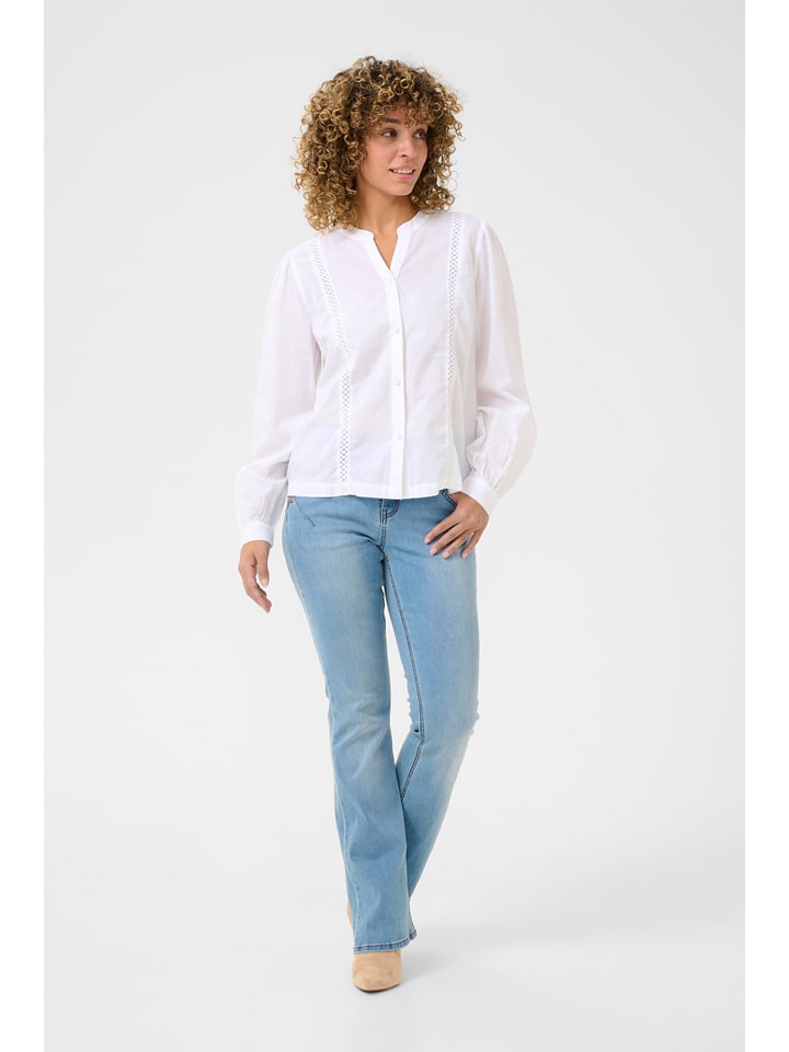 Kaffe Bluzka w kolorze białym rozmiar: 38