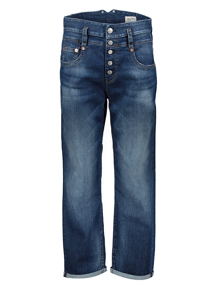 Herrlicher Dżinsy - Boyfriend fit - w kolorze granatowym rozmiar: W25