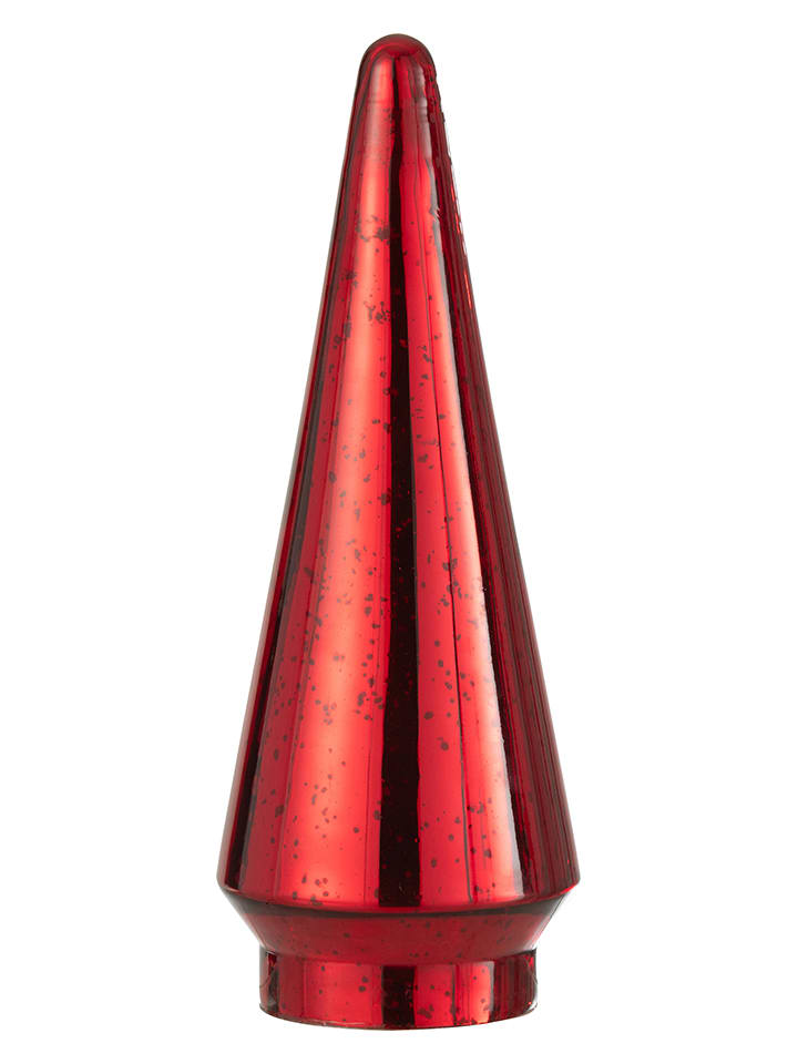 J Line Figurka dekoracyjna LED w kolorze czerwonym - 12 x 32 x 12 cm rozmiar: onesize