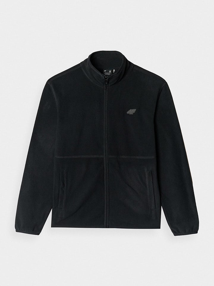 4F Kurtka polarowa w kolorze czarnym rozmiar: S