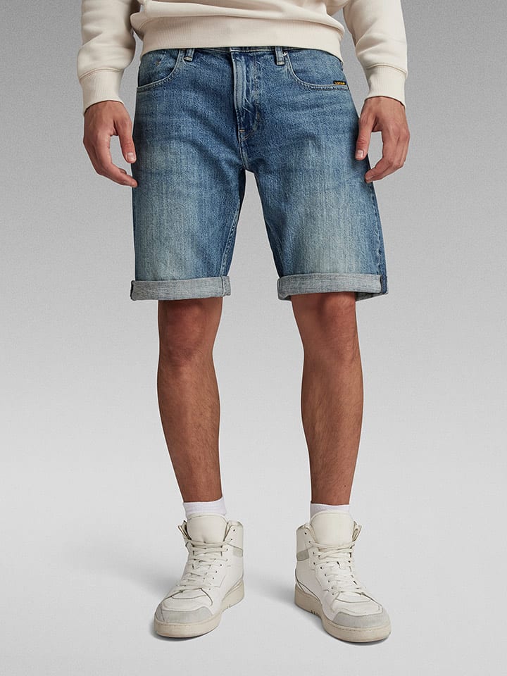 G-Star Bermudy dżinsowe w kolorze niebieskim rozmiar: W29