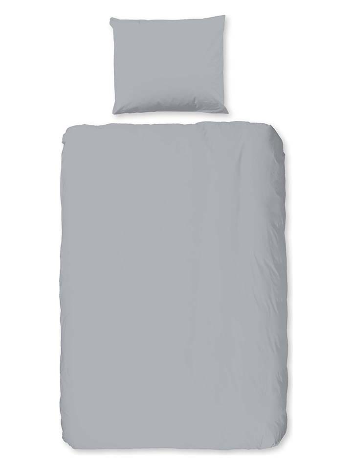 Good Morning Komplet pościeli flanelowej w kolorze jasnoszarym rozmiar: 140x200/220 cm