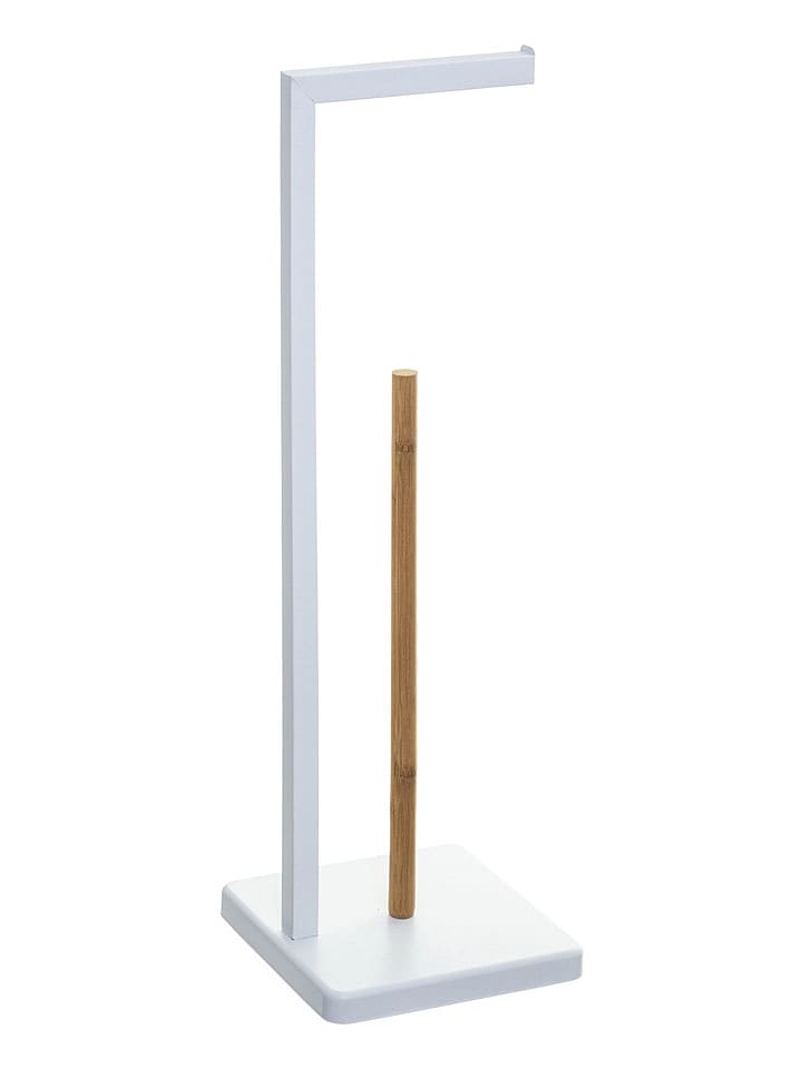 WellHome Stojak w kolorze białym na papier toaletowy - 20 x 64,5 x 20 cm rozmiar: onesize