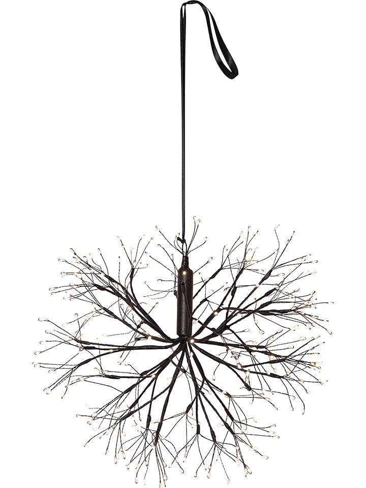 STAR Trading Dekoracyjna zawieszka LED "Stardust" w kolorze czarnym - Ø 40 cm rozmiar: onesize