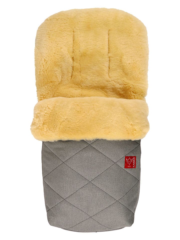 Kaiser Naturfellprodukte Śpiworek wełniany "Natura" w kolorze szarym - 85 x 45 cm rozmiar: onesize