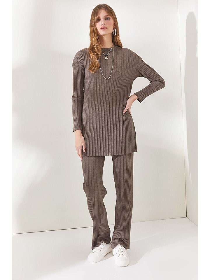 Olalook 2-częściowy zestaw w kolorze brązowym rozmiar: M