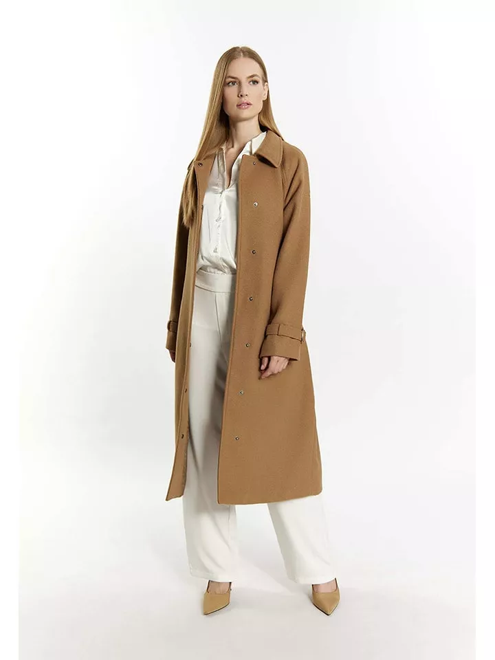 Schmuddelwedda Płaszcz przejściowy w kolorze jasnobrązowym rozmiar: XL