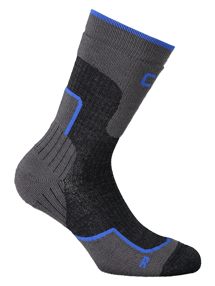 CMP Skarpety trekkingowe w kolorze niebiesko-szaro-czarnym rozmiar: 46/48