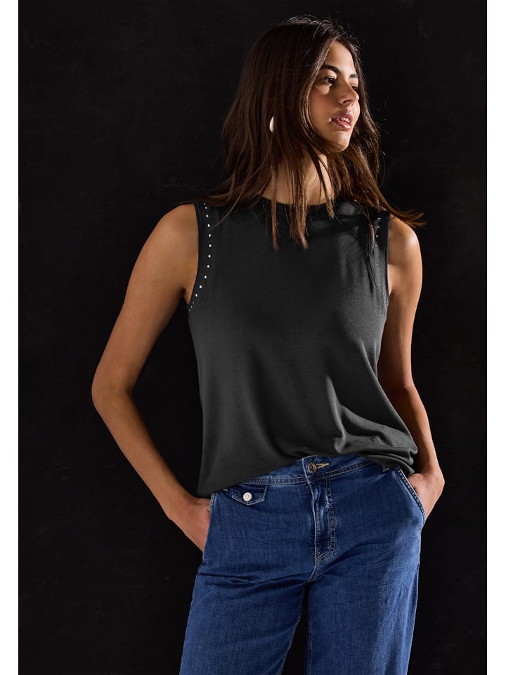 Street One Top w kolorze czarnym rozmiar: 44