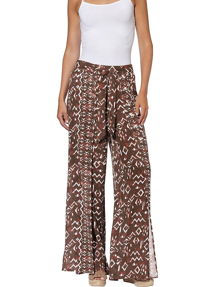 Heine Spodnie w kolorze czerwonobrązowym rozmiar: 34