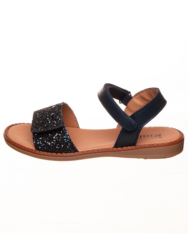 kmins Skórzane sandały w kolorze czarnym rozmiar: 30