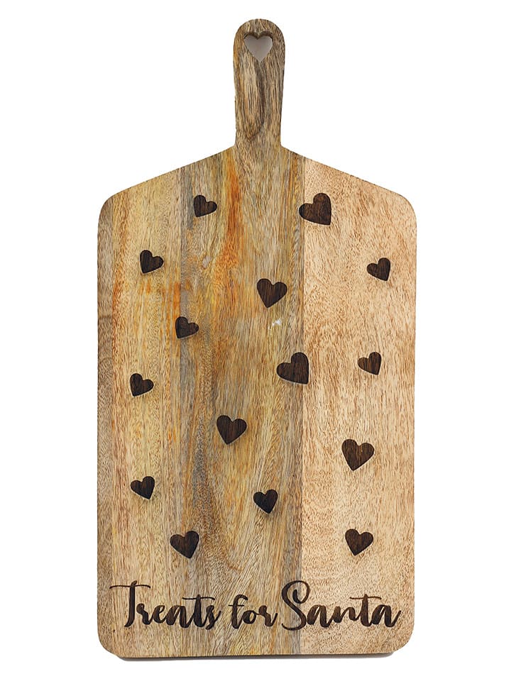 SiL Interiors Deska ''Treats for Santa'' w kolorze jasnobrązowym do krojenia - 50 x 20 cm rozmiar: onesize
