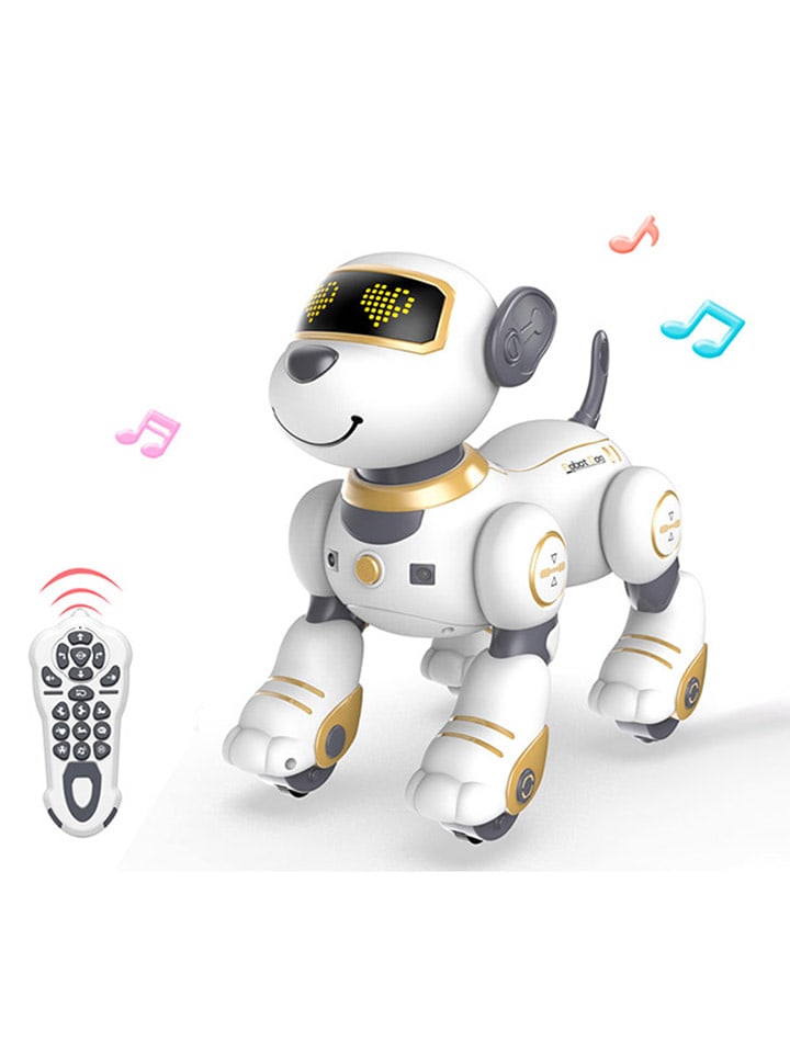 Techkidz Pies zdalnie sterowany "Marcus" w kolorze białym - 6+ rozmiar: onesize