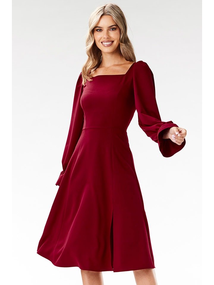 Awama Sukienka w kolorze bordowym rozmiar: L