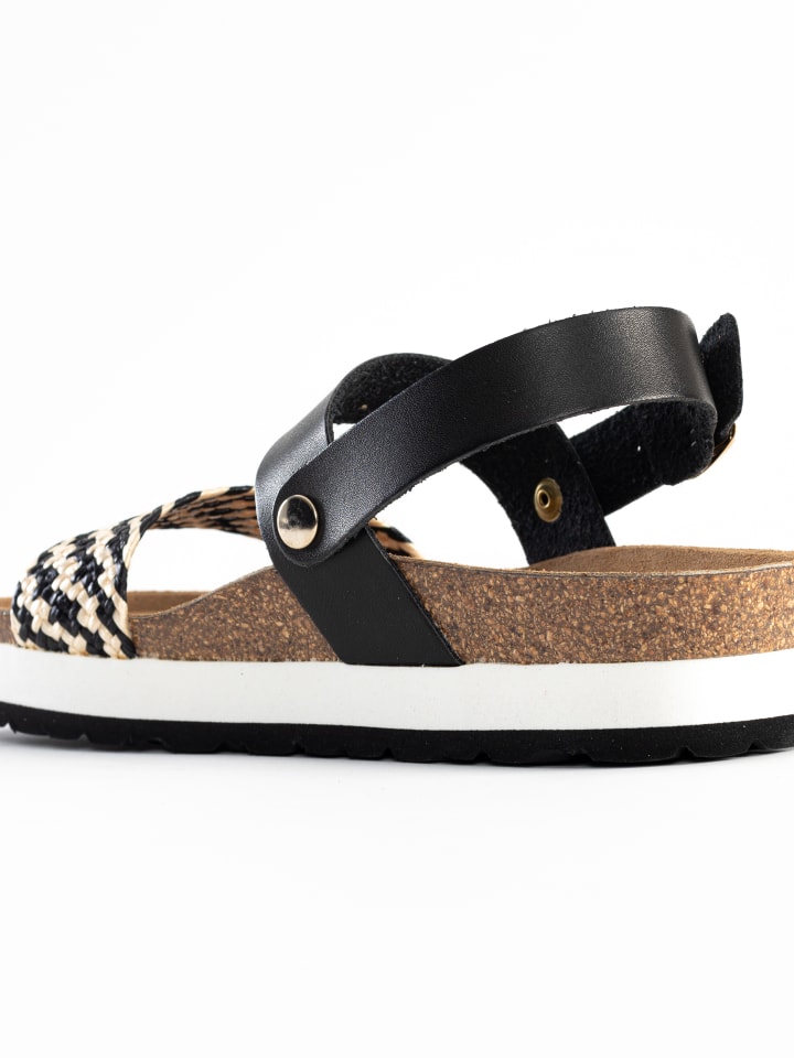 Sunbay Sandały "Galong" w kolorze czarno-białym rozmiar: 37