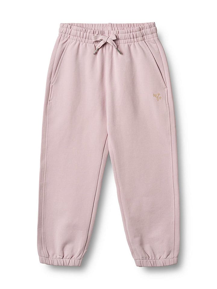 Wheat Spodnie dresowe "Cruz" w kolorze jasnoróżowym rozmiar: 140