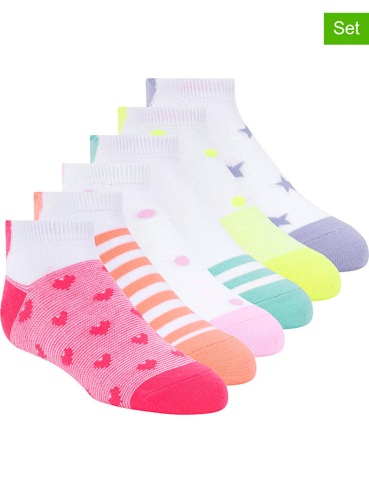 Skechers Skarpety (6 par) w kolorze białym ze wzorem rozmiar: 27-30