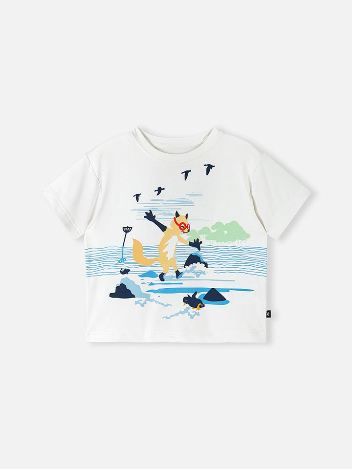 Reima Koszulka "Siirto" w kolorze białym rozmiar: 98