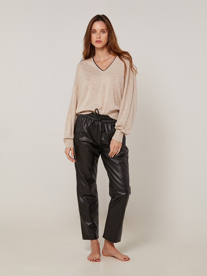 Rodier Sweter w kolorze beżowym rozmiar: XL