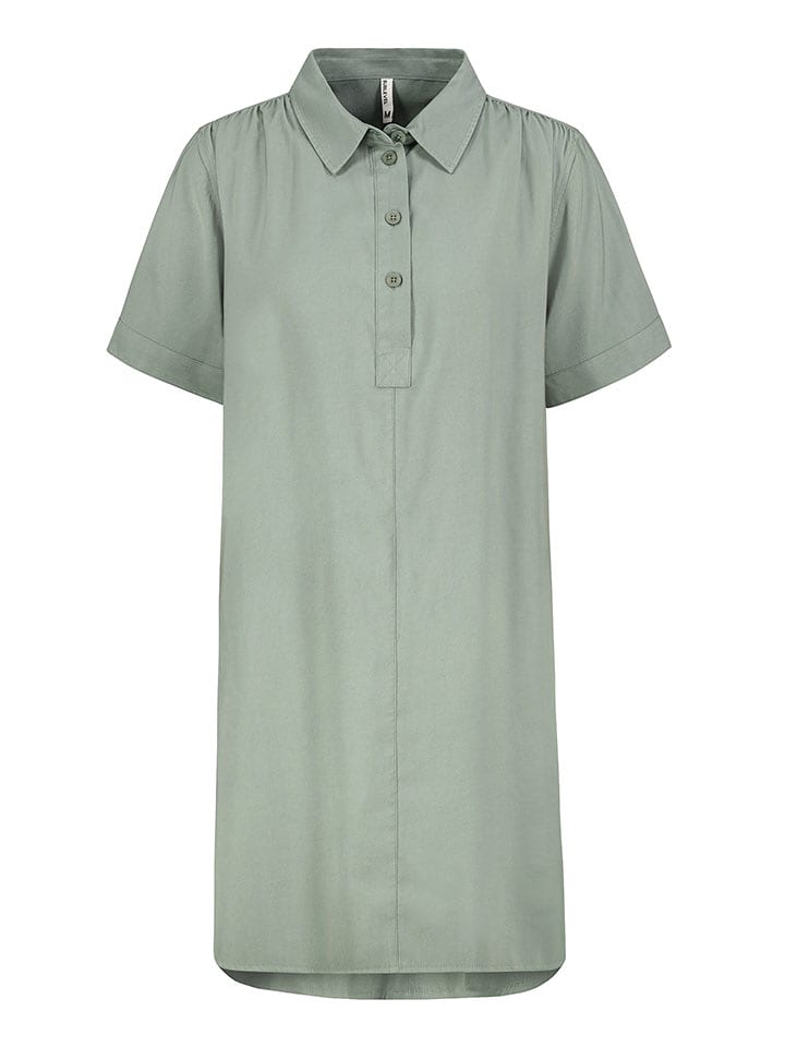 Sublevel Sukienka koszulowa w kolorze zielonym rozmiar: M