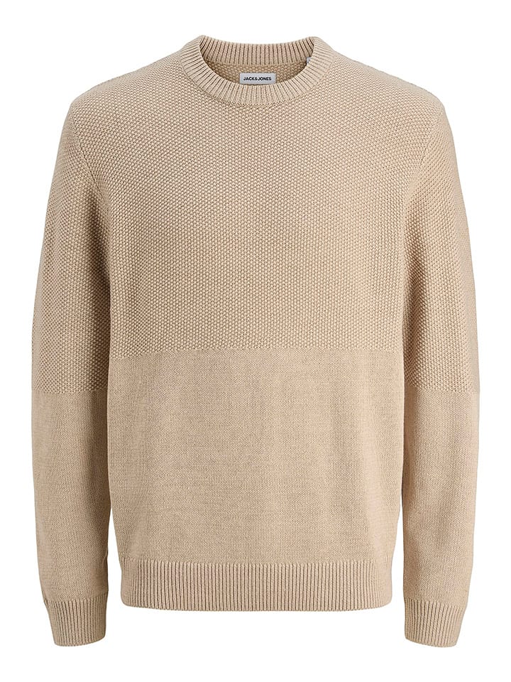 Jack & Jones Sweter w kolorze beżowym rozmiar: XL