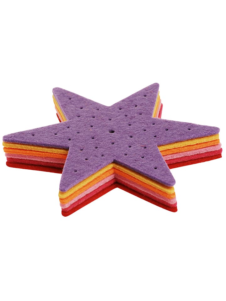 SUNNYSUE Filcowe zawieszki (6 szt.) rozmiar: onesize