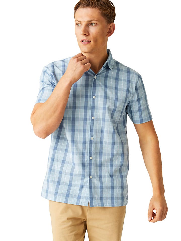 Regatta Koszula "Denmoor" w kolorze błękitnym rozmiar: XL