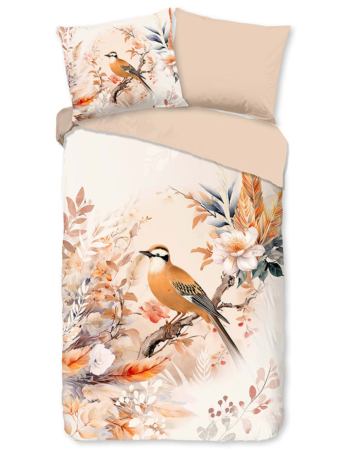 Good Morning Komplet pościeli "Gloria" w kolorze kremowo-beżowym rozmiar: 200x200 cm