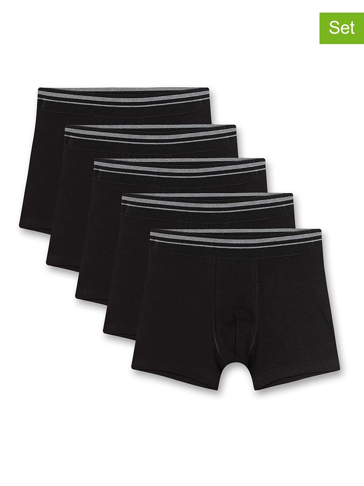 Sanetta Bokserki (5 par) w kolorze czarnym rozmiar: 152