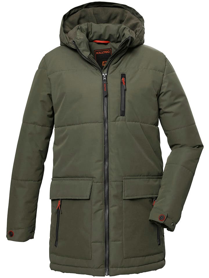 Killtec Parka pikowana w kolorze khaki rozmiar: 176