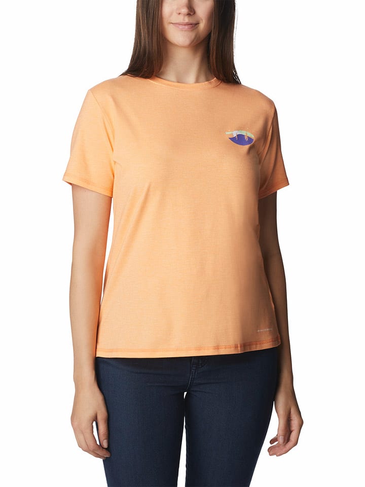 Columbia Koszulka sportowa "Sun Trek™" w kolorze pomarańczowym rozmiar: XS
