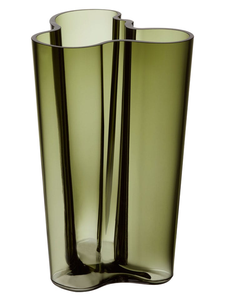 Moomin Wazon "Aalto" w kolorze zielonym - wys. 25 cm rozmiar: onesize