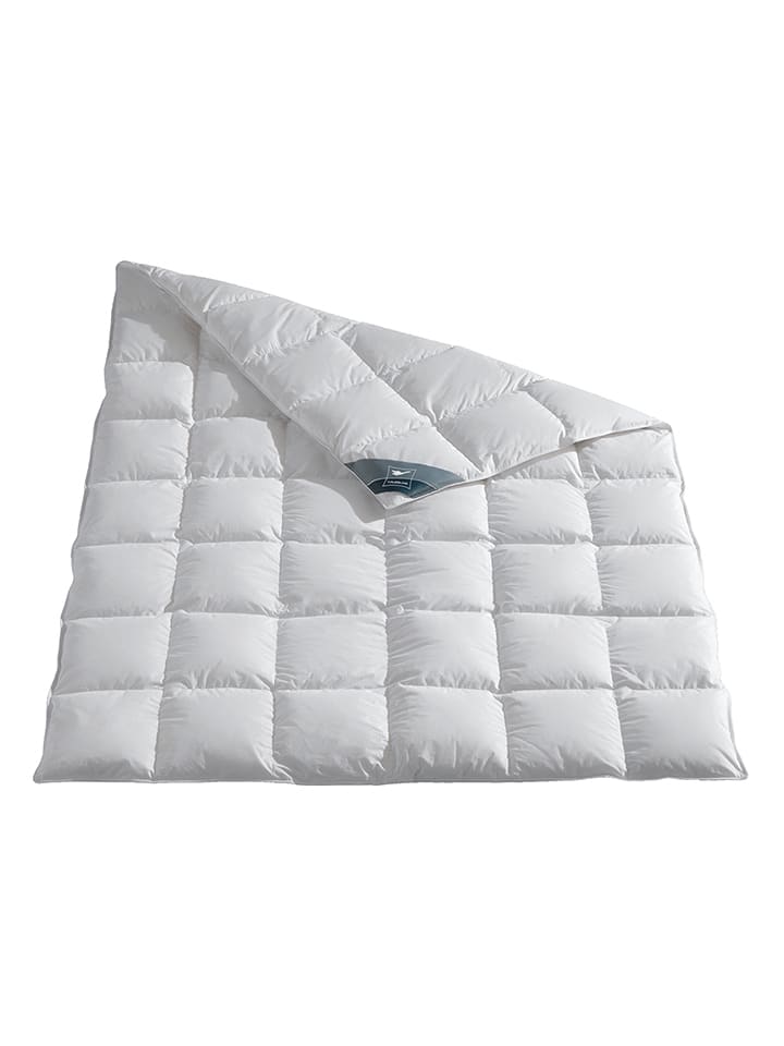 Häussling Bettwaren Całoroczna kołdra puchowa w kolorze białym rozmiar: 135x200 cm