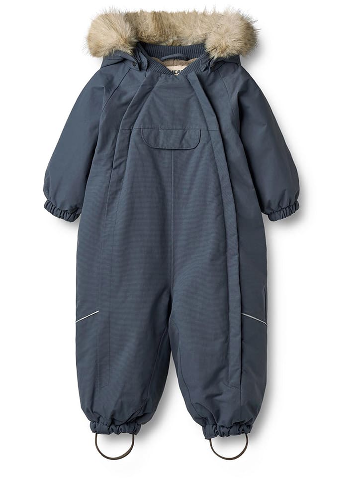 Wheat Kombinezon zimowy "Nickie" w kolorze granatowym rozmiar: 86