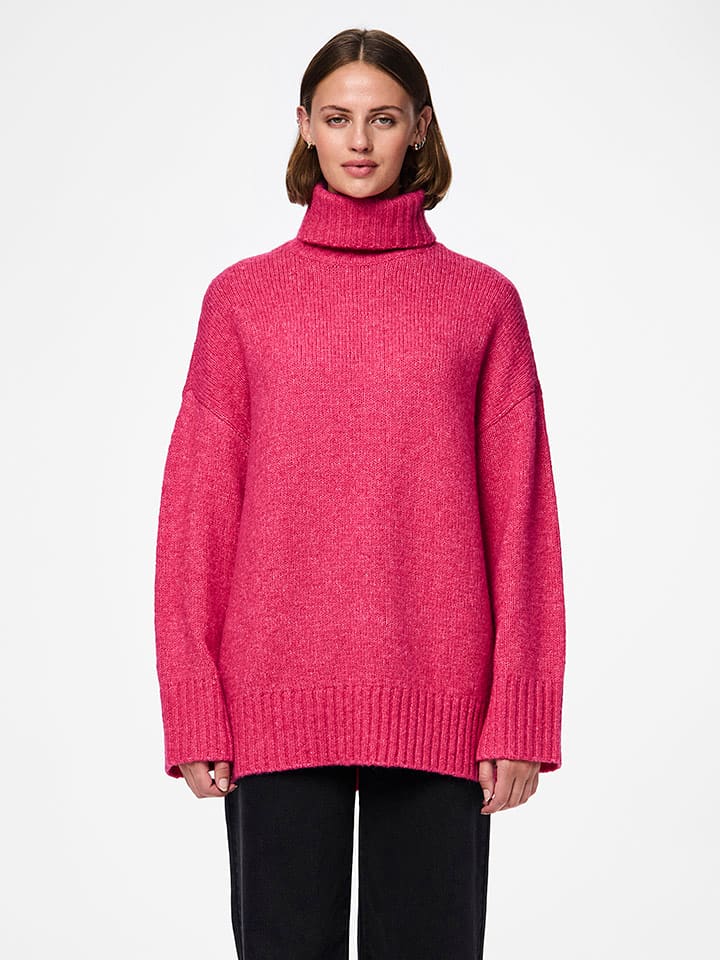 Pieces Golf "Nancy" w kolorze różowym rozmiar: M