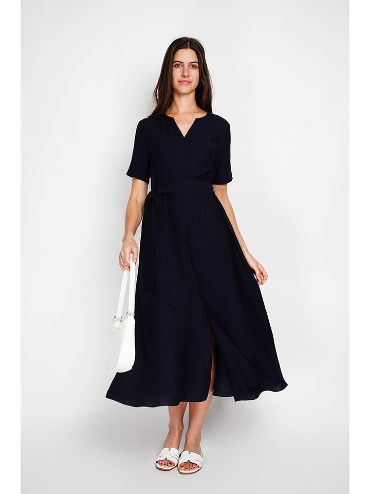 ASSUILI Sukienka w kolorze granatowym rozmiar: 42