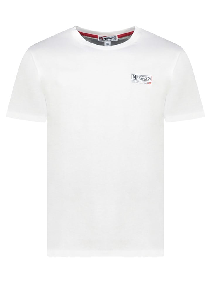 Geographical Norway Koszulka "Jilva" w kolorze białym rozmiar: XXL