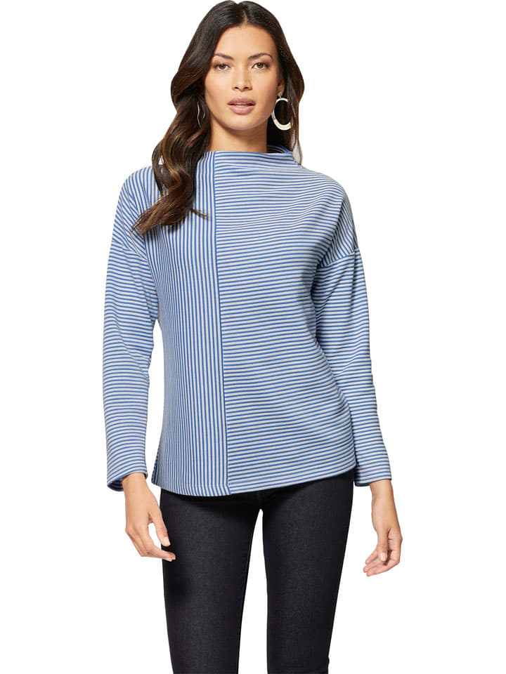 WITT WEIDEN Bluzka w kolorze biało-błękitnym rozmiar: 38