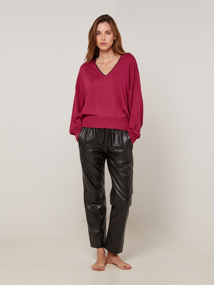 Rodier Sweter w kolorze bordowym rozmiar: L