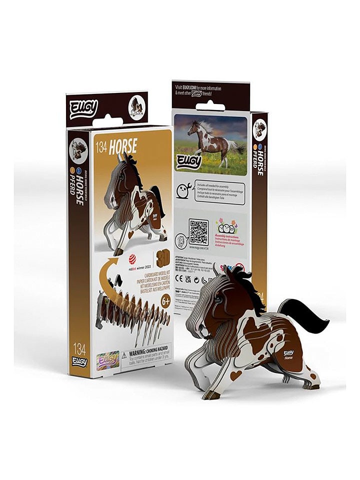 Eugy Zestaw 3D "Horse" do majsterkowania - 6+ rozmiar: onesize