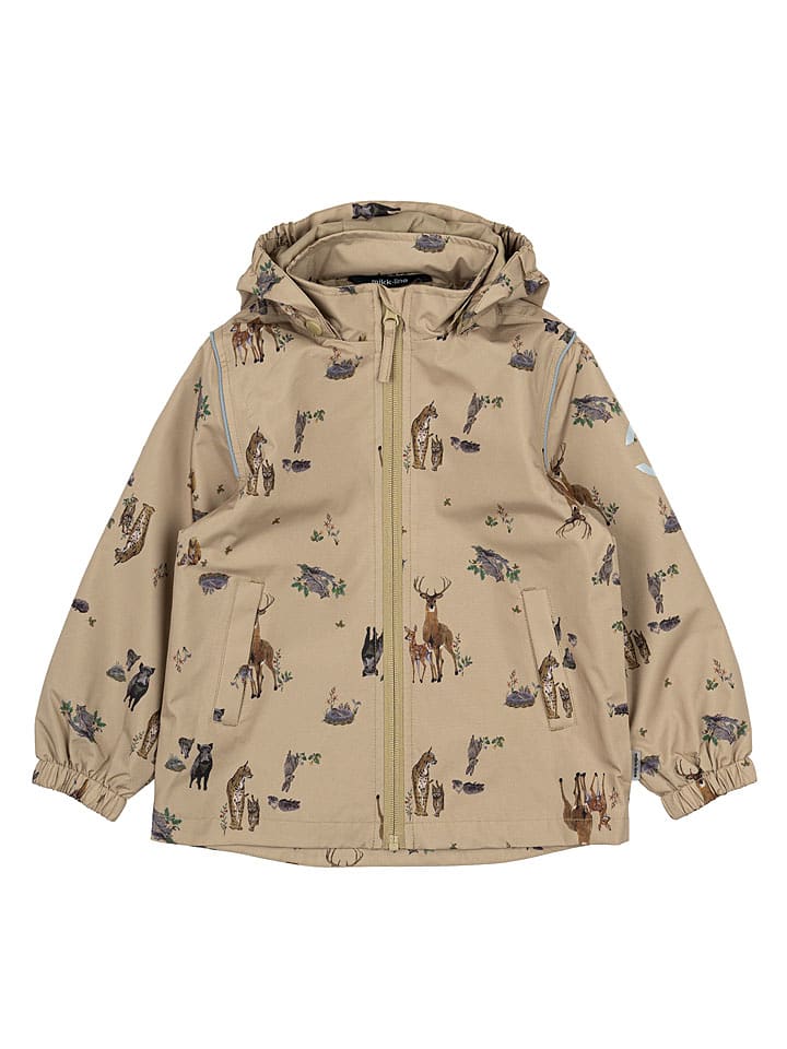 mikk-line Kurtka przejściowa w kolorze beżowym rozmiar: 98