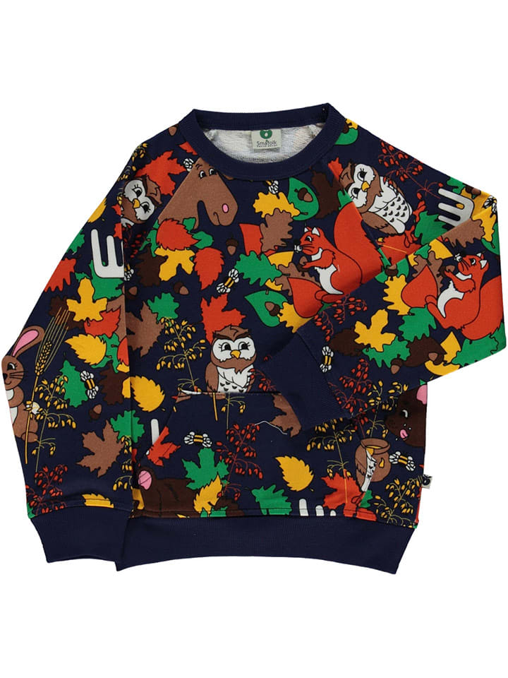 Småfolk Bluza w kolorze czarnym ze wzorem rozmiar: 92/98