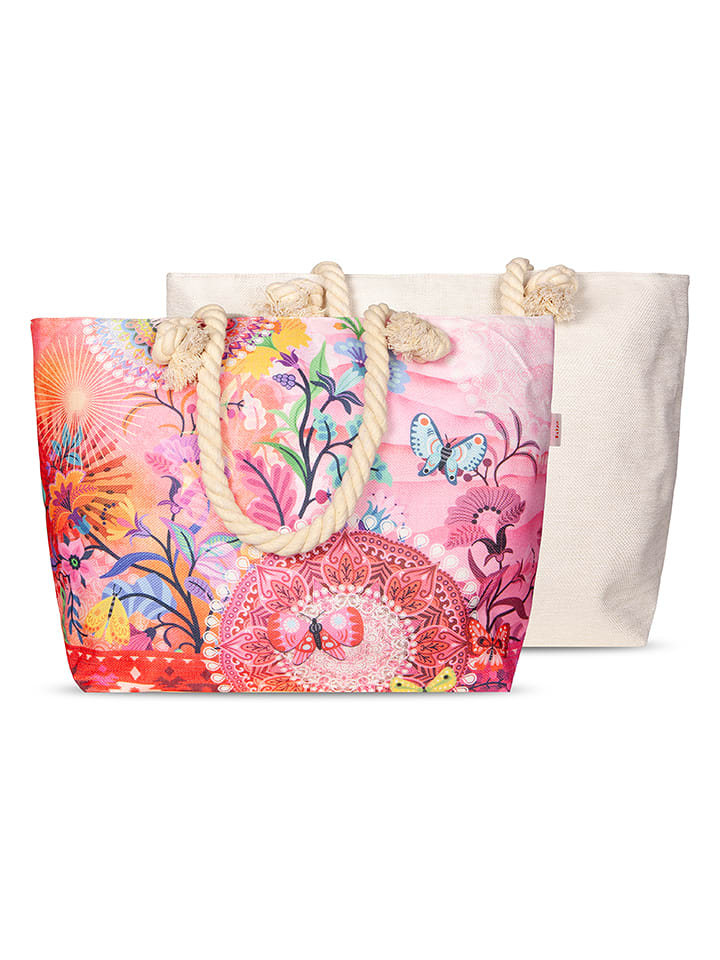 Hip Torba plażowa "Giselah" w kolorze jasnoróżowym - 60 x 43 cm rozmiar: 43x60 cm