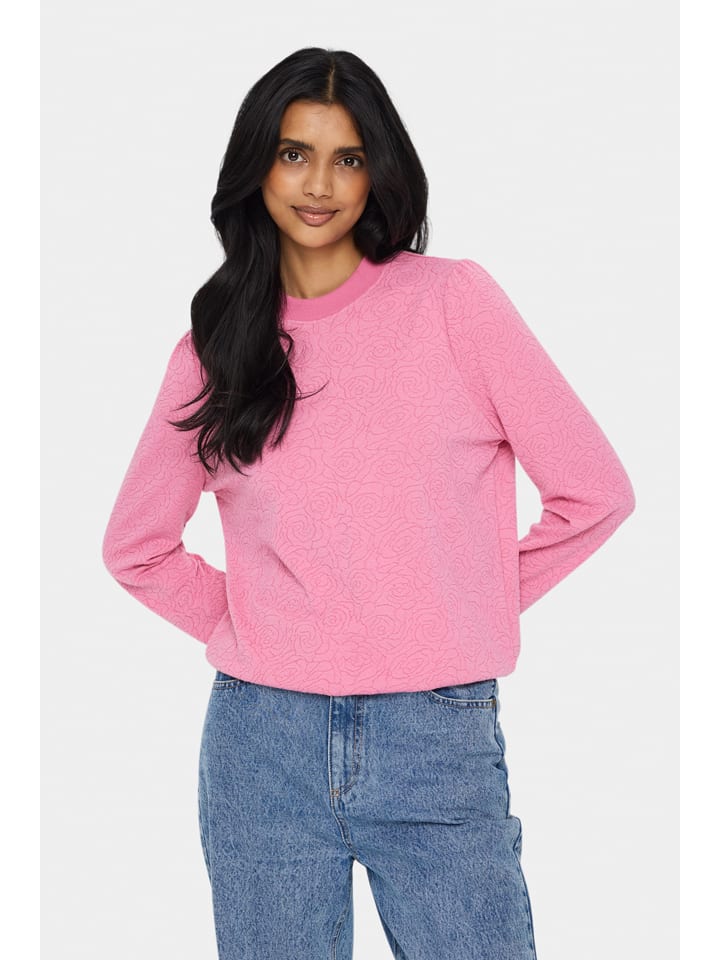 SAINT TROPEZ Bluza "Saint Tropez" w kolorze jasnoróżowym rozmiar: S