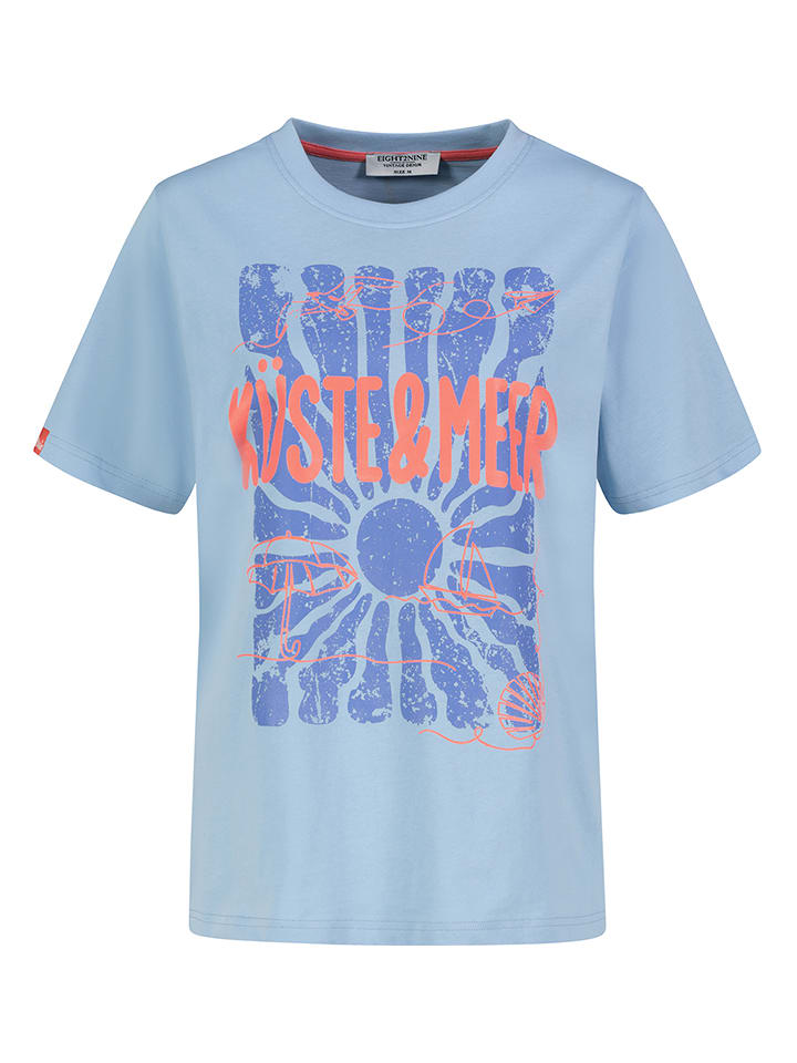 Eight2Nine Koszulka w kolorze błękitnym rozmiar: L