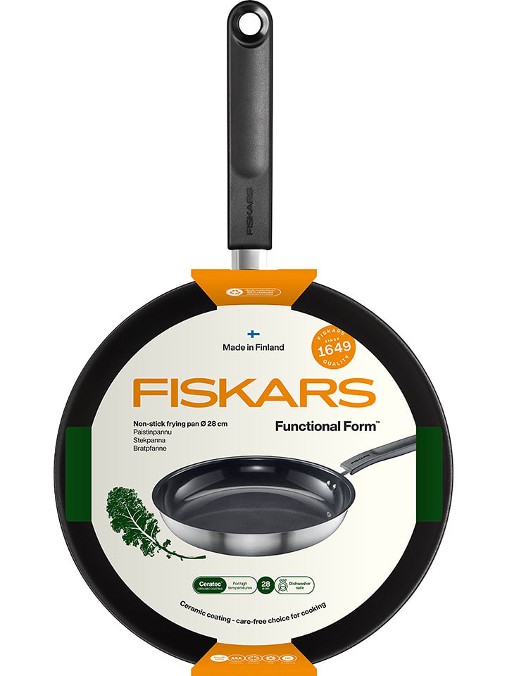 Fiskars Patelnia "Functional Form" w kolorze srebrnym - Ø 28 cm rozmiar: onesize