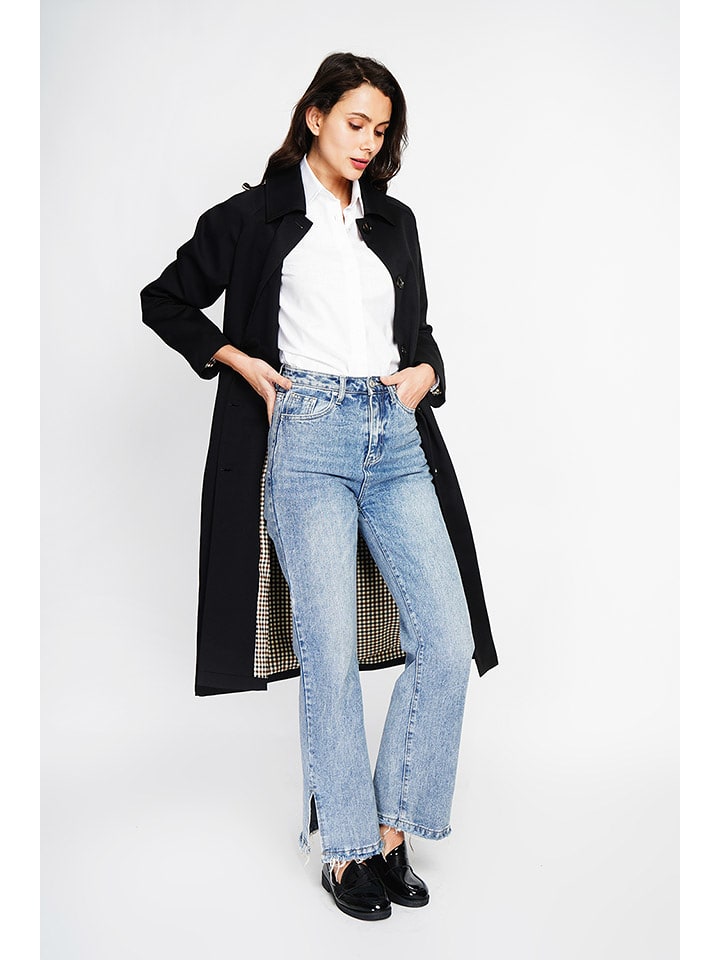 ASSUILI Trencz w kolorze czarnym rozmiar: 40